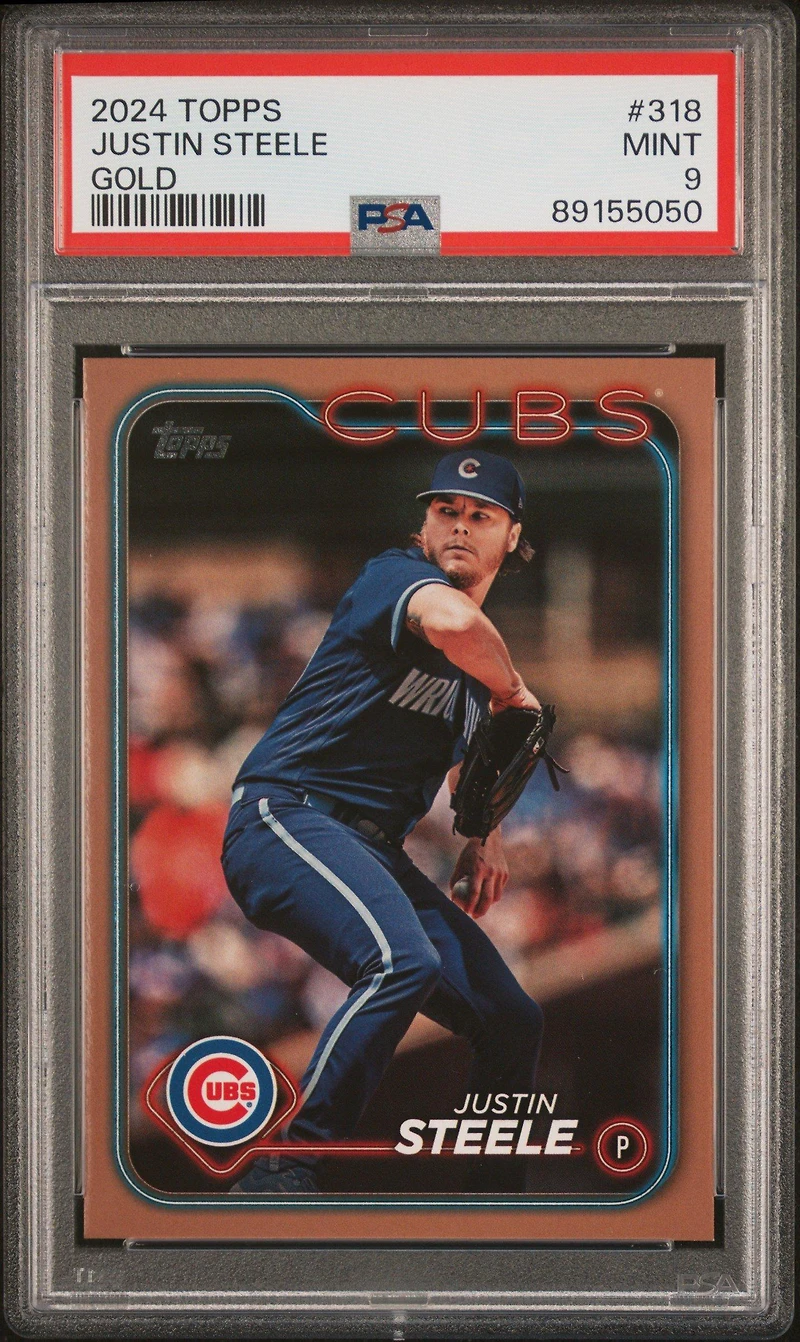 2024 Topps 318 Justin Steele PSA 9