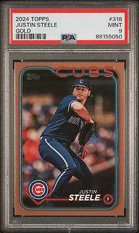 2024 Topps 318 Justin Steele PSA 9