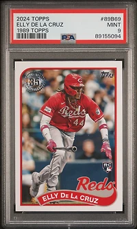 2024 Topps 1989 Topps Baseball 89b69 Elly De La Cruz PSA 9