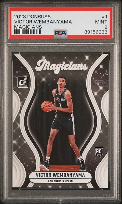 2023 Panini Donruss Magicians 1 Victor Wembanyama PSA