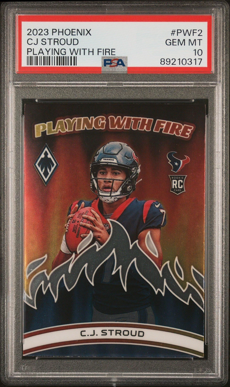 2023 Panini Phoenix Playing With Fire Pwf2 Cj Stroud PSA 10