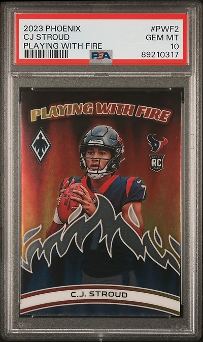 2023 Panini Phoenix Playing With Fire Pwf2 Cj Stroud PSA 10