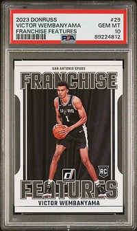 2023 Panini Donruss Franchise Features 29 Victor Wembanyama PSA 10
