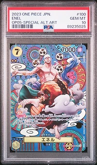 2023 One Piece Japanese Awakening Of The New Era 100 Enel Special Alternate Art PSA 10