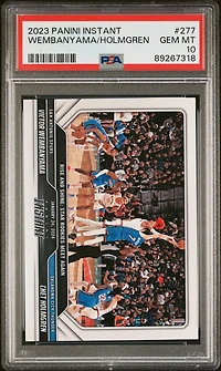 2023 Panini Instant 277 Chet Holmgren\victor Wembanyama PSA 10