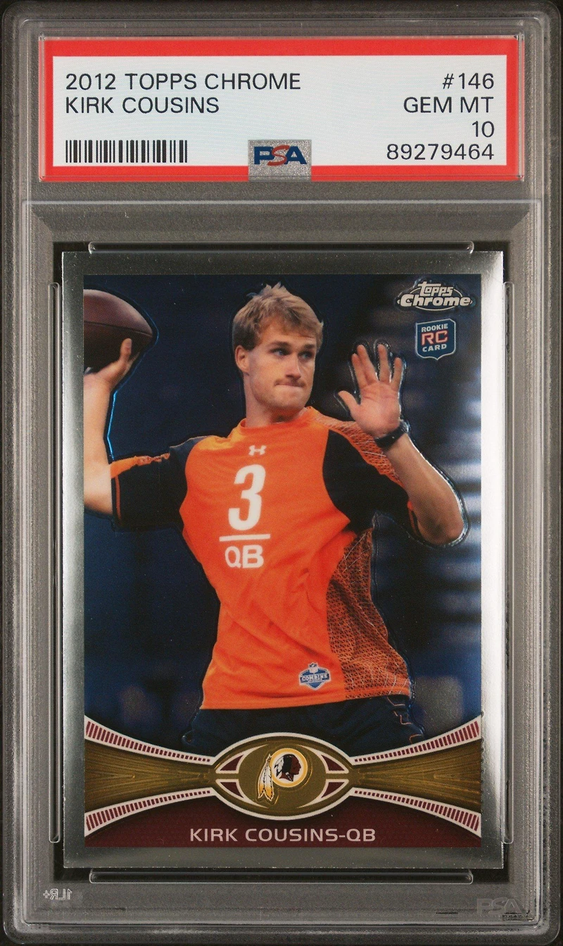 2012 Topps Chrome 146 Kirk Cousins PSA