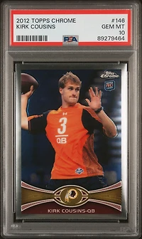 2012 Topps Chrome 146 Kirk Cousins PSA