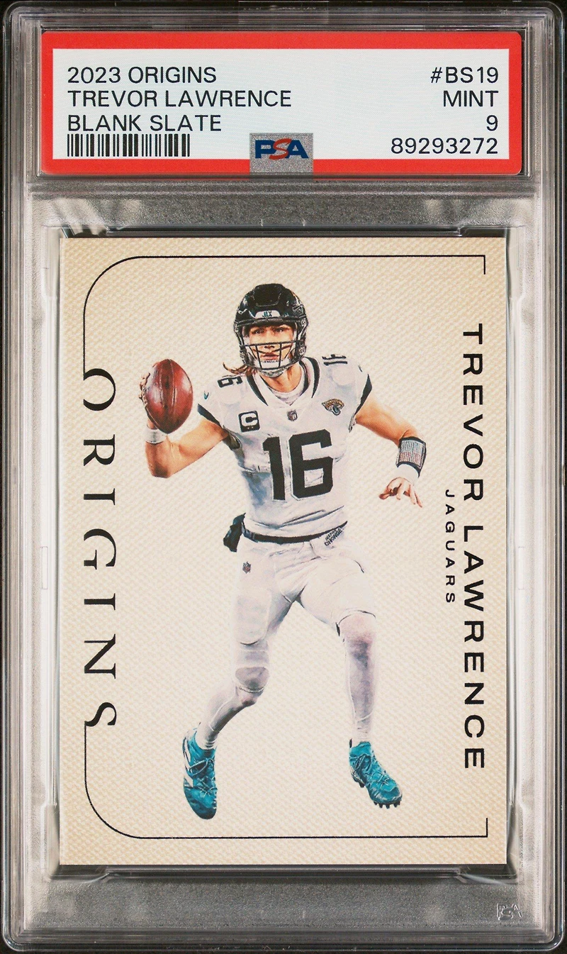 2023 Panini Origins Blank Slate Bs19 Trevor Lawrence PSA 9
