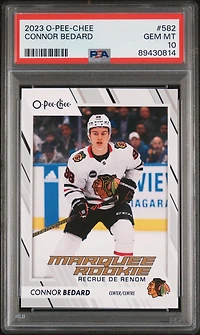 2023 Upper Deck O-pee-chee 582 Connor Bedard PSA 10