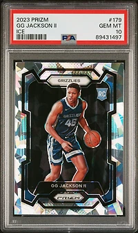 2023 Panini Prizm 179 Gg Jackson Ii PSA 10