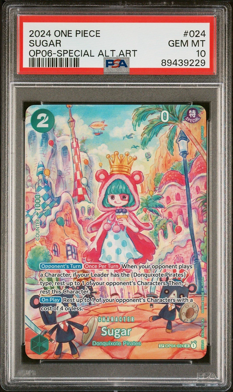 2024 One Piece Wings Of The Captain 024 Sugar PSA 10