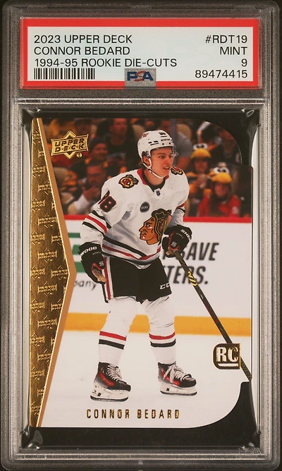 2023 Upper Deck 1994-95 Rookie Die-cuts Rdt19 Connor Bedard PSA 9