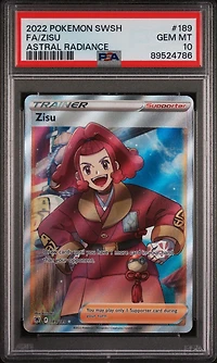 2022 Pokemon Sword & Shield Astral Radiance 189 Full Art/zisu PSA 10