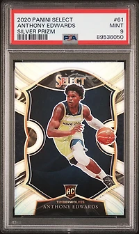 2020 Panini Select 61 Anthony Edwards PSA