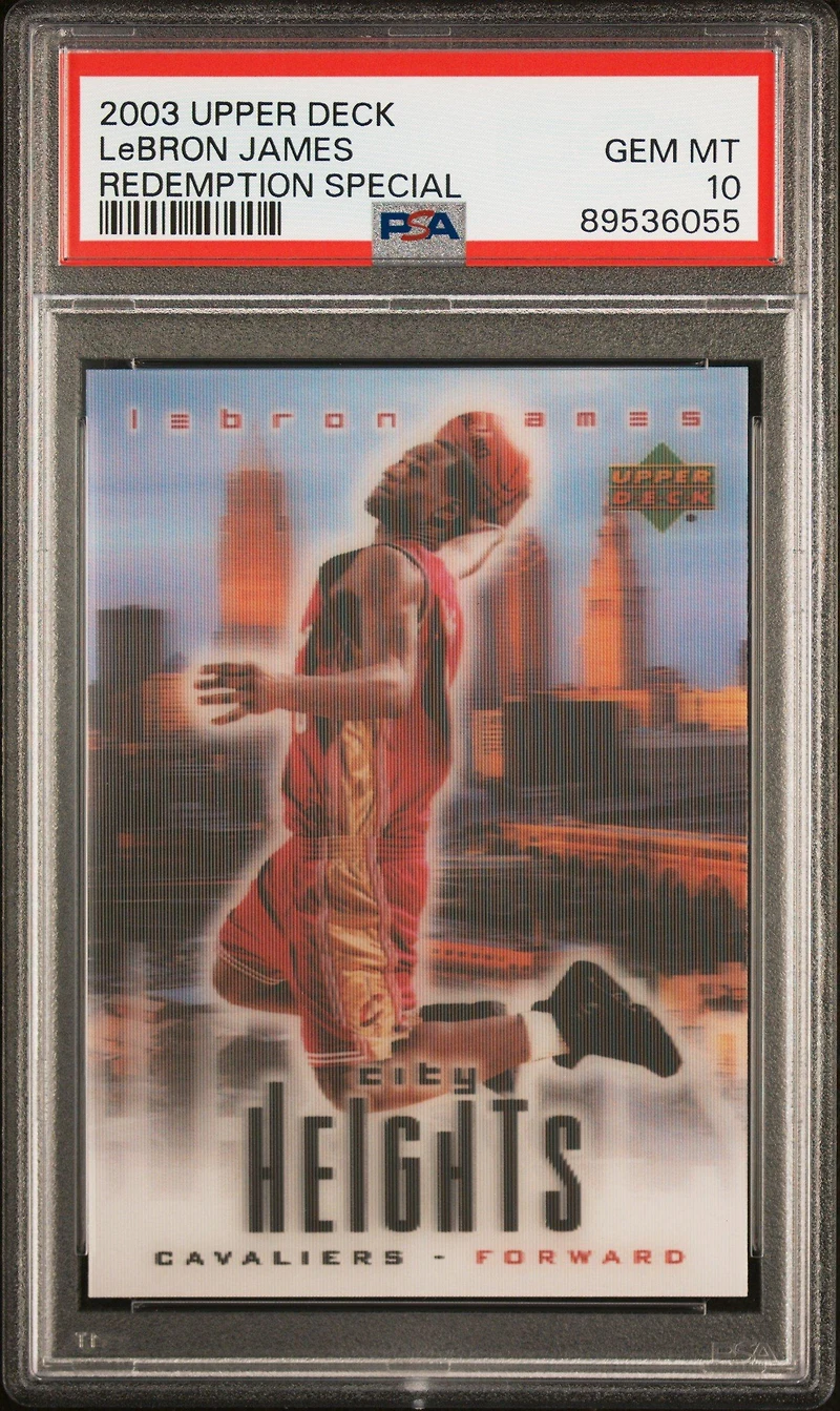 2003 Upper Deck Redemption Special Lebron James PSA 10
