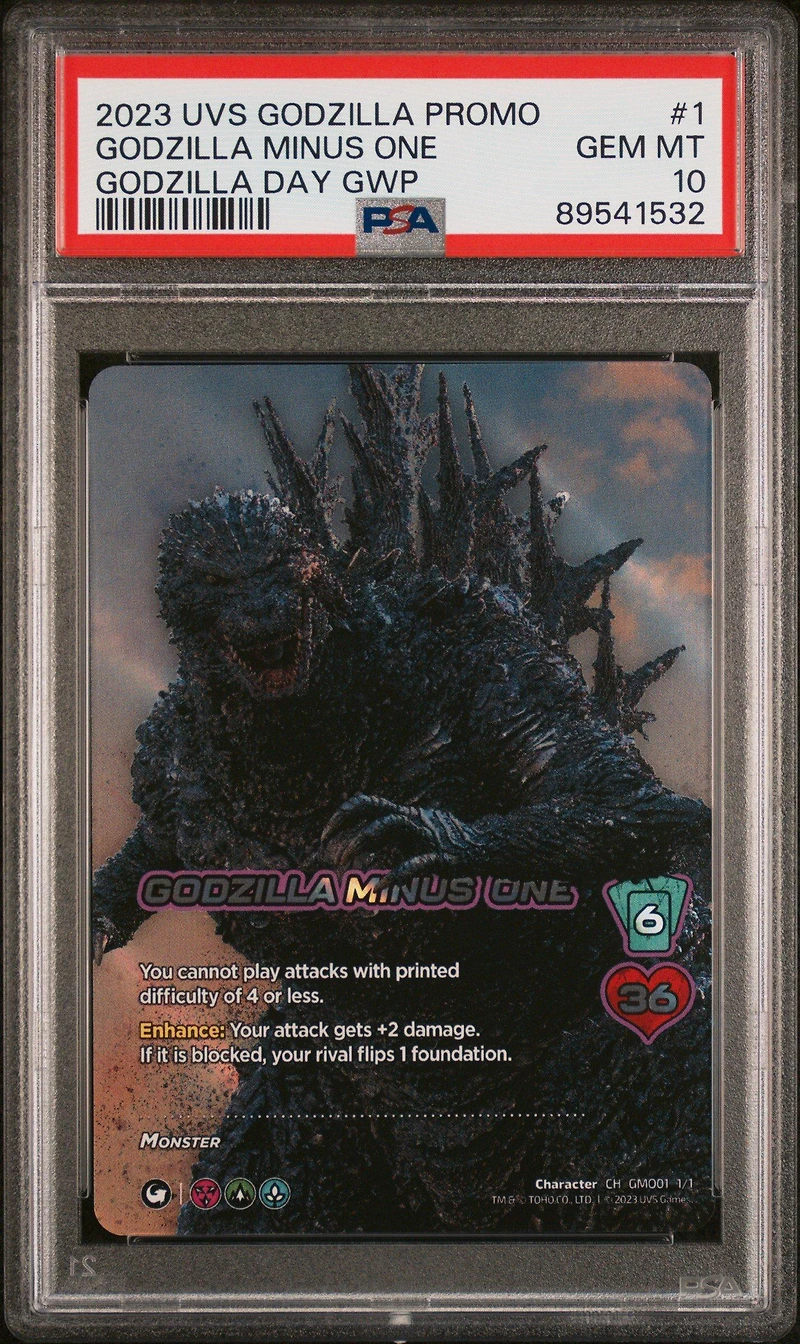 2023 Universus Godzilla Promos 1 Godzilla Minus One PSA 10