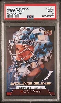2020 Upper Deck Ud Canvas C222 Joseph Woll PSA 9