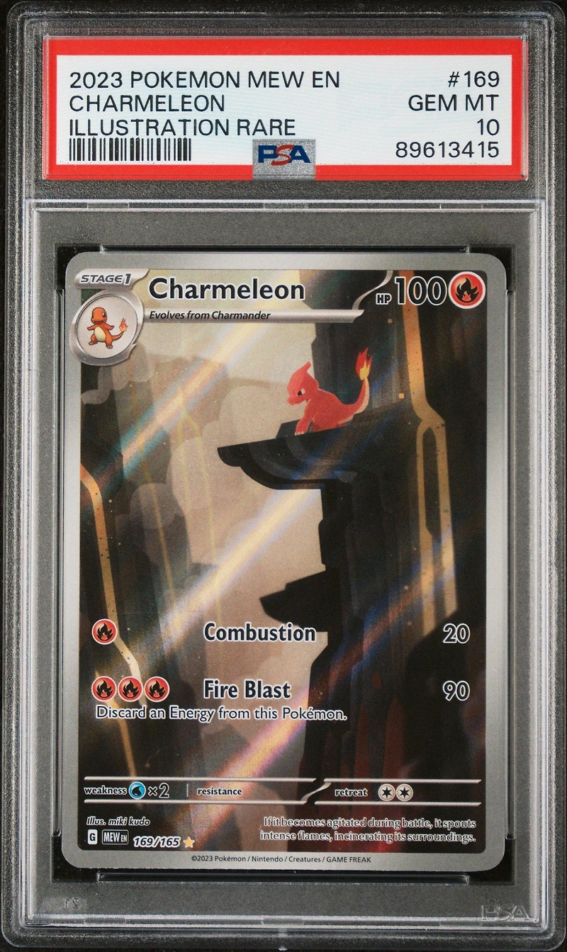 2023 Pokemon Mew En-151 169 Charmeleon PSA