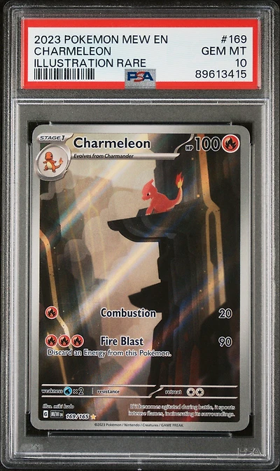 2023 Pokemon Mew En-151 169 Charmeleon PSA