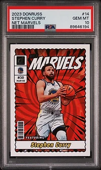 2023 Panini Donruss Net Marvels 14 Stephen Curry PSA 10