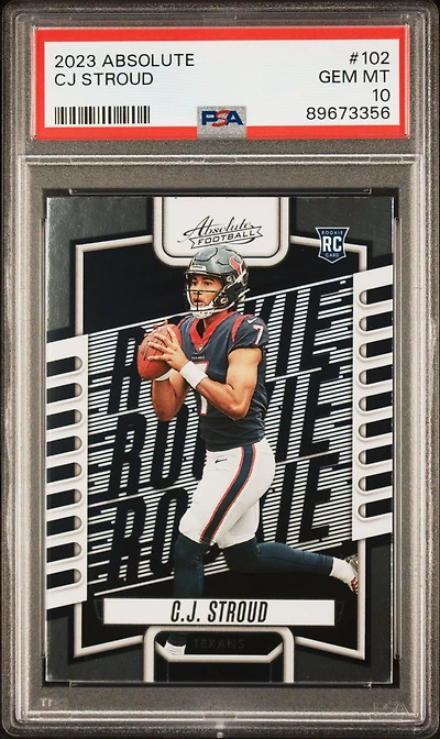 2023 Panini Absolute 102 Cj Stroud PSA 10