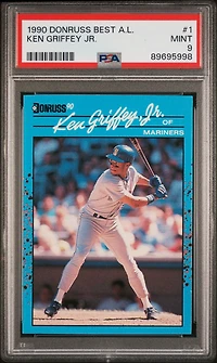 1990 Donruss Best A.l. 1 Ken Griffey Jr. PSA 9