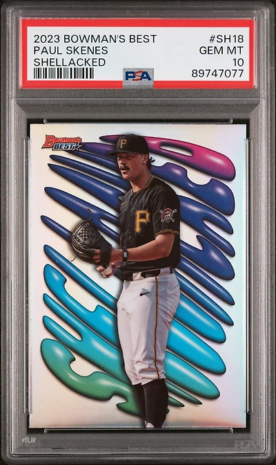 2023 Bowman's Best Shellacked Sh18 Paul Skenes PSA 10