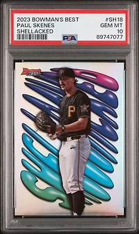 2023 Bowman's Best Shellacked Sh18 Paul Skenes PSA 10