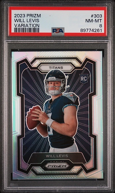 2023 Panini Prizm 303 Will Levis Variation PSA