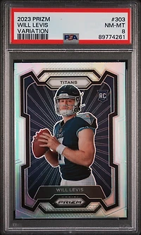 2023 Panini Prizm 303 Will Levis Variation PSA