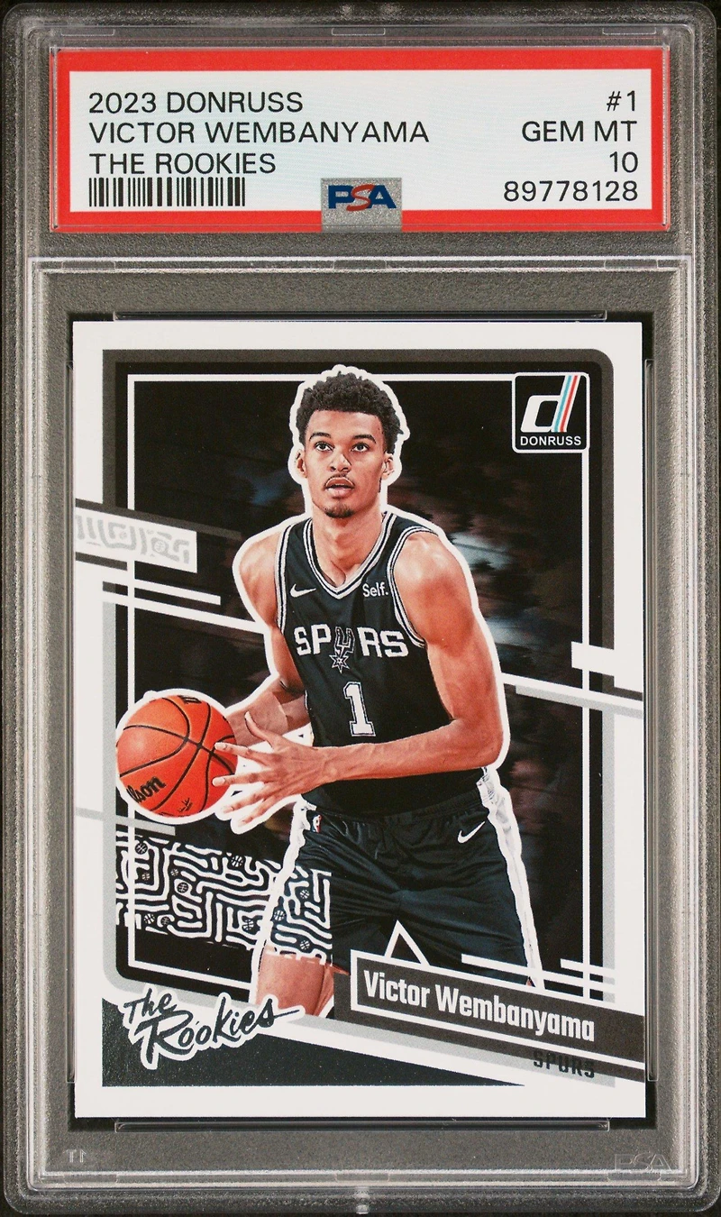 2023 Panini Donruss The Rookies 1 Victor Wembanyama PSA