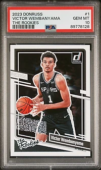 2023 Panini Donruss The Rookies 1 Victor Wembanyama PSA