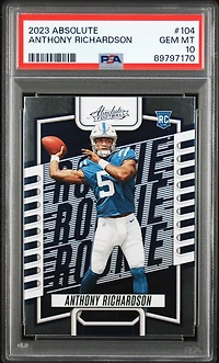 2023 Panini Absolute 104 Anthony Richardson PSA 10