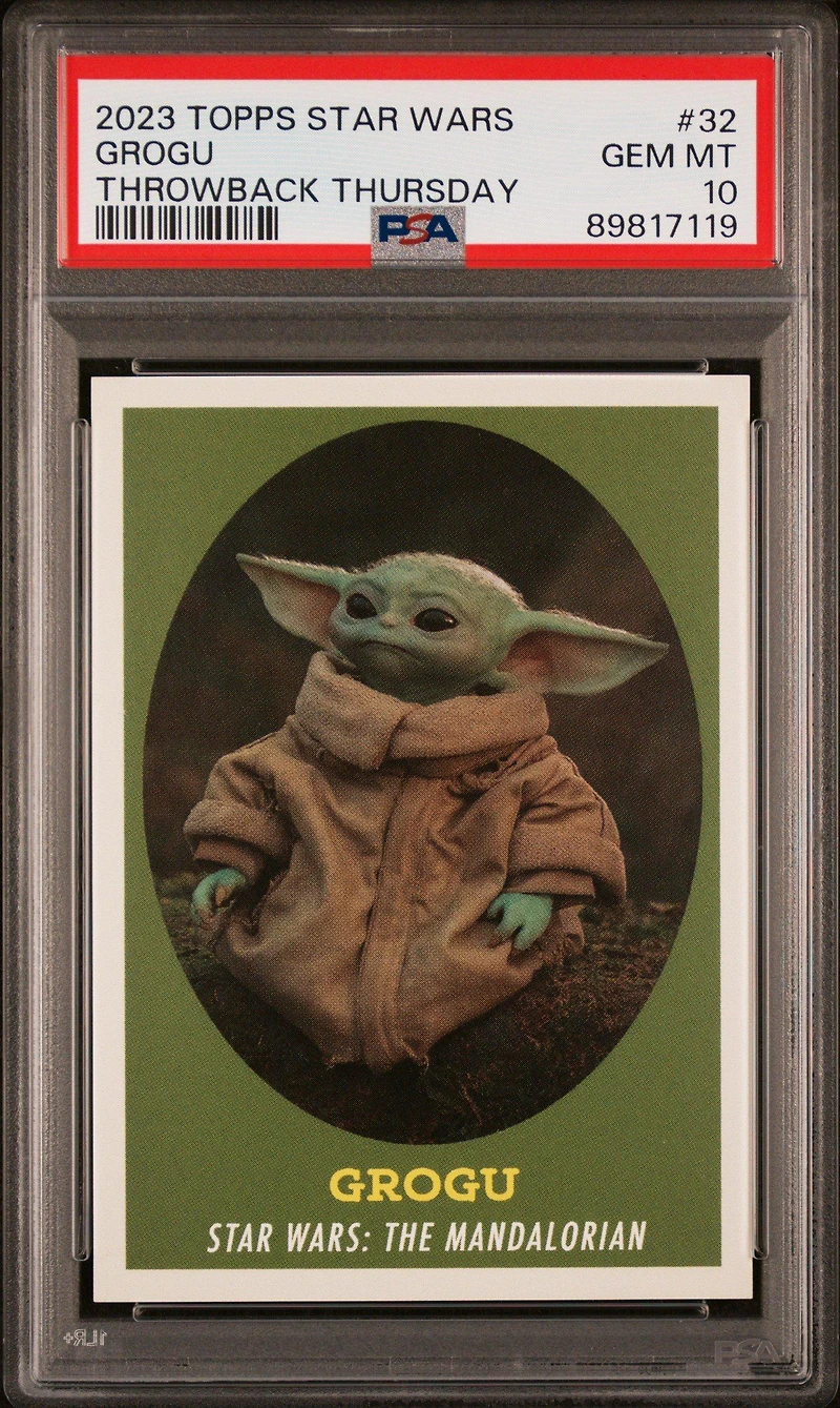 2023 Topps Star Wars Throwback Thursday 32 Grogu PSA 10
