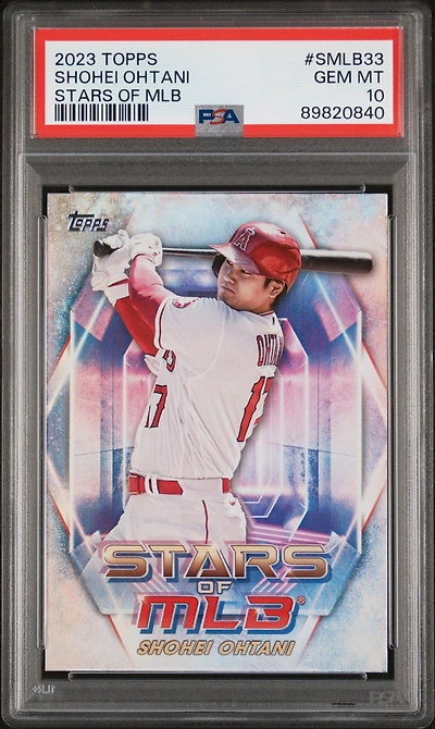 2023 Topps Stars Of Mlb Smlb33 Shohei Ohtani Series 2 PSA 10