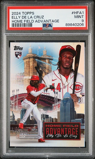 2024 Topps Home Field Advantage Hfa1 Elly De La Cruz PSA