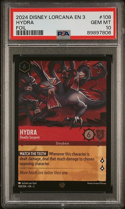 2024 Disney Lorcana En 3-into The Inklands 108 Hydra