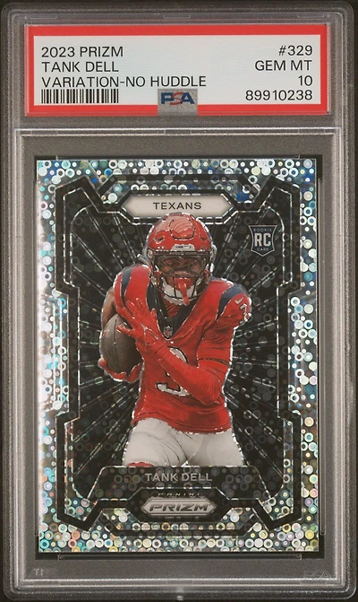 2023 Panini Prizm 329 Tank Dell Variation-no Huddle PSA 10