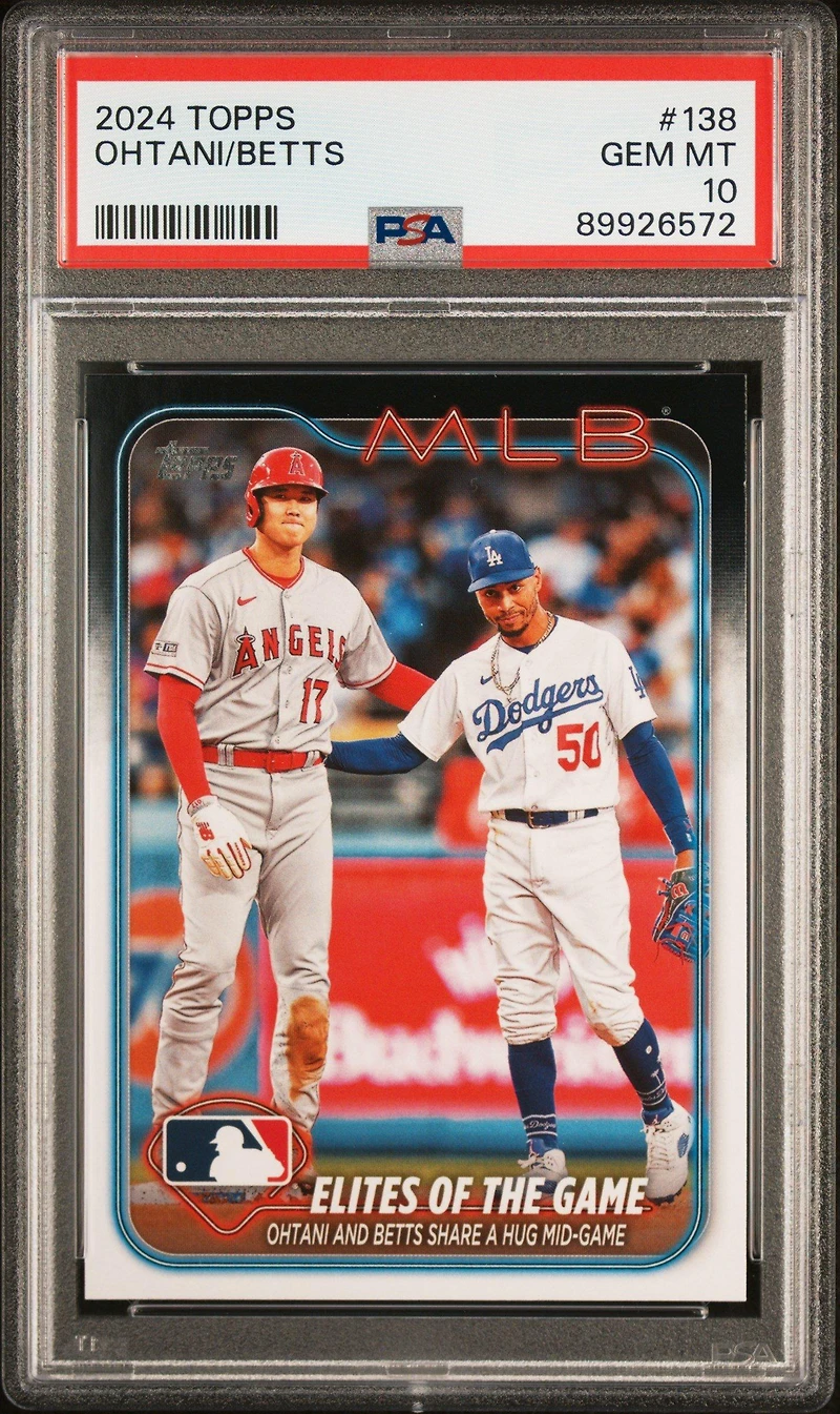 2024 Topps 138 Ohtani/betts PSA 10