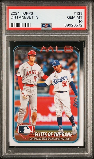 2024 Topps 138 Ohtani/betts PSA 10