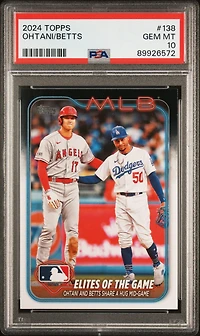 2024 Topps 138 Ohtani/betts PSA 10