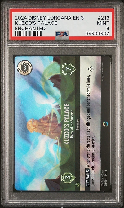 2024 Disney Lorcana En 3-into The Inklands 213 Kuzco's Palace