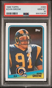 1988 Topps 300 Kevin Greene PSA 10