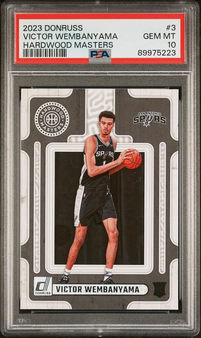2023 Panini Donruss Hardwood Masters 3 Victor Wembanyama PSA 10