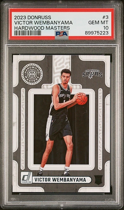 2023 Panini Donruss Hardwood Masters 3 Victor Wembanyama PSA 10