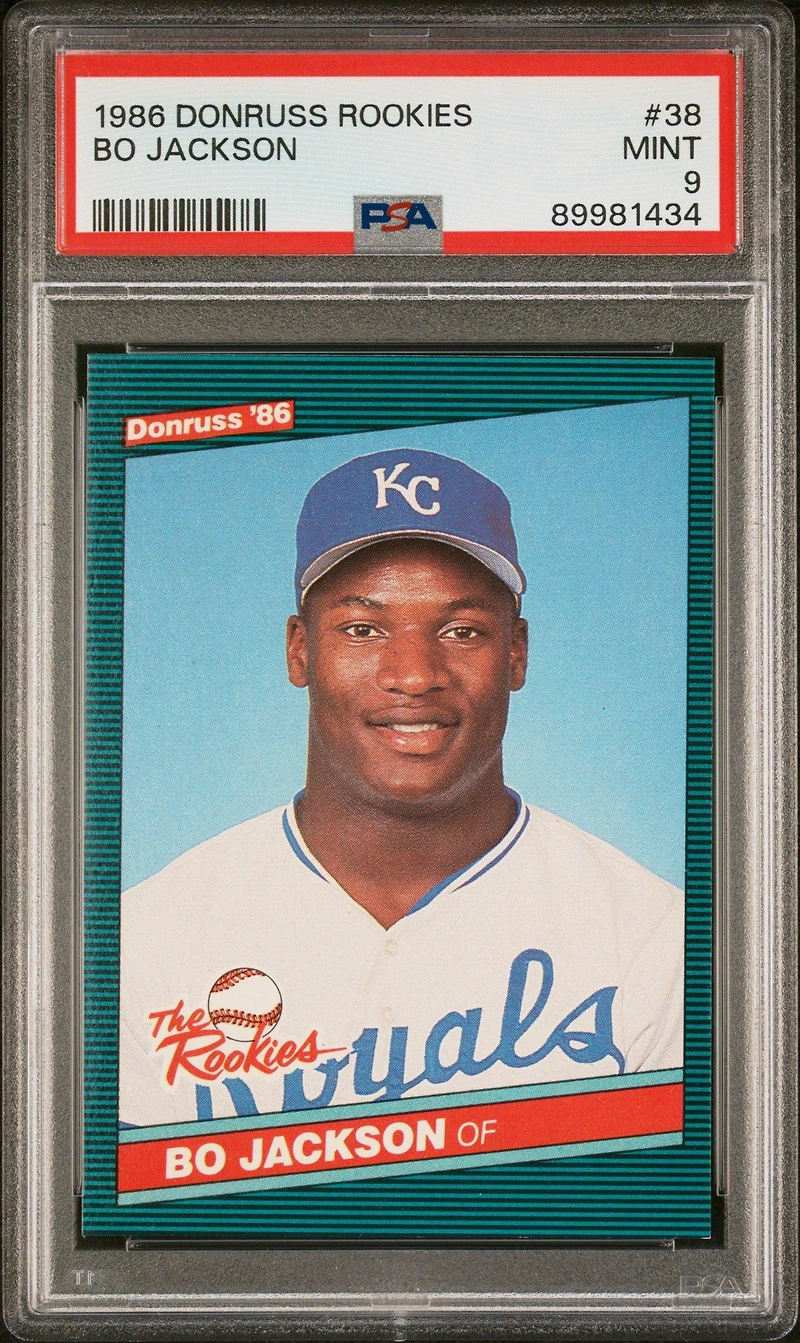 1986 Donruss Rookies 38 Bo Jackson PSA