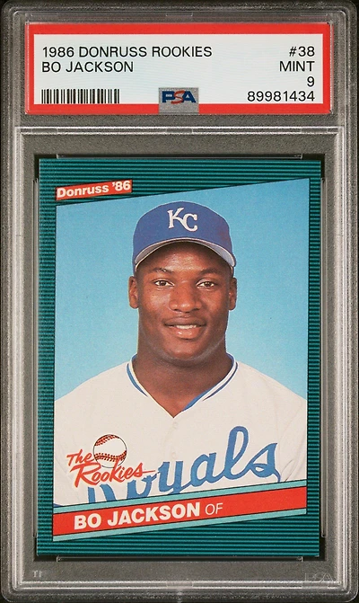 1986 Donruss Rookies 38 Bo Jackson PSA