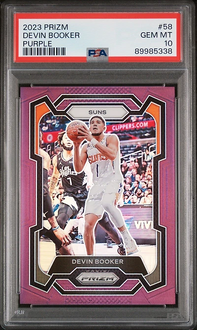 2023 Panini Prizm 58 Devin Booker Prizm PSA 10