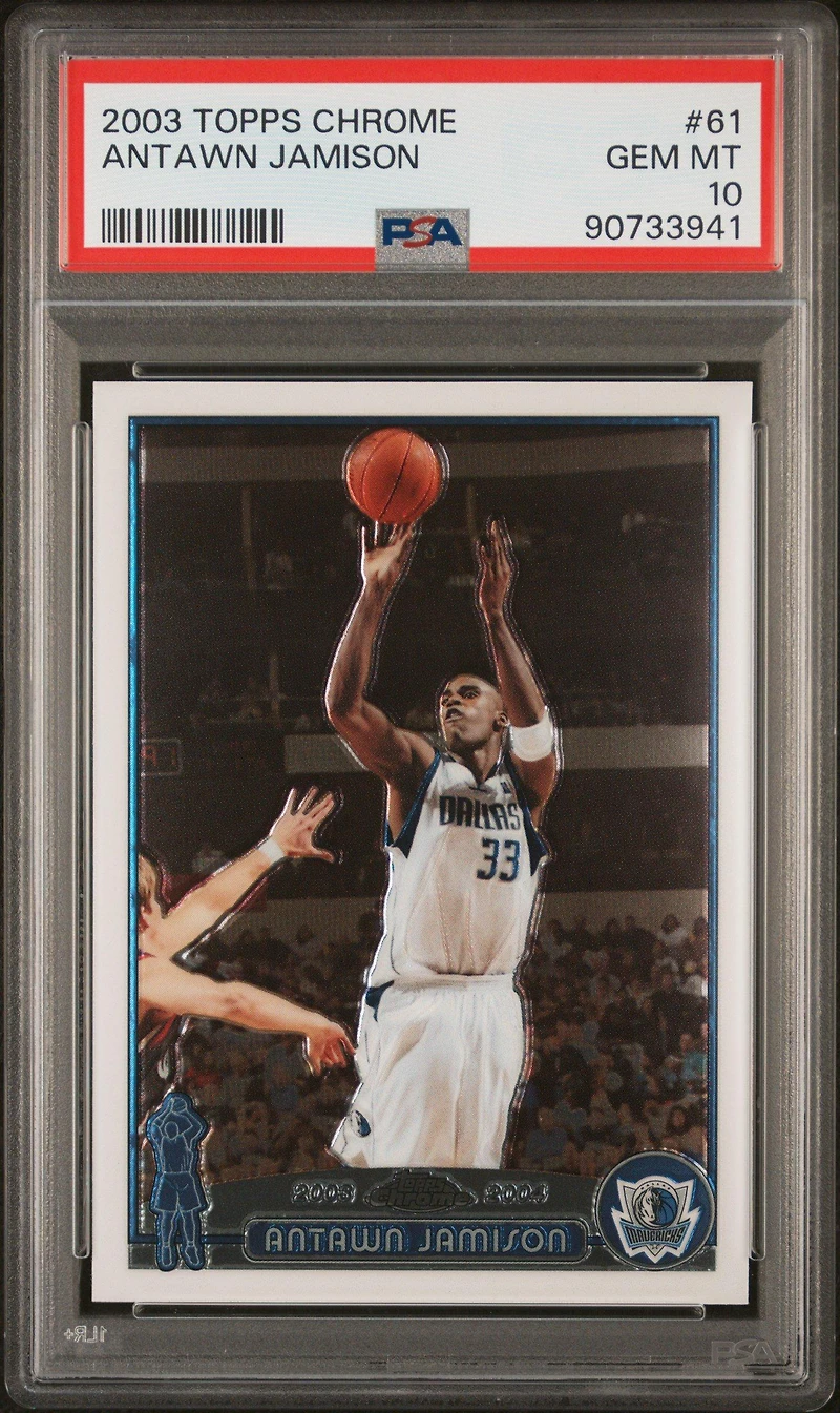 2003 Topps Chrome 61 Antawn Jamison PSA 10