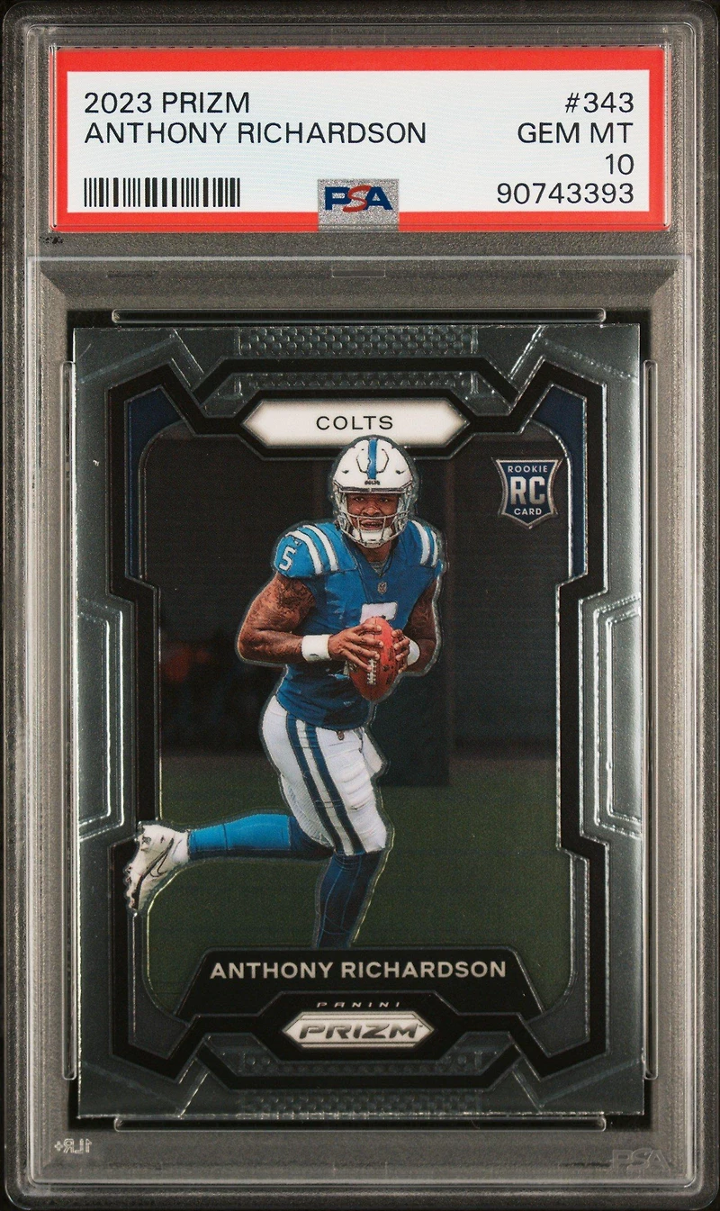 2023 Panini Prizm 343 Anthony Richardson PSA 10